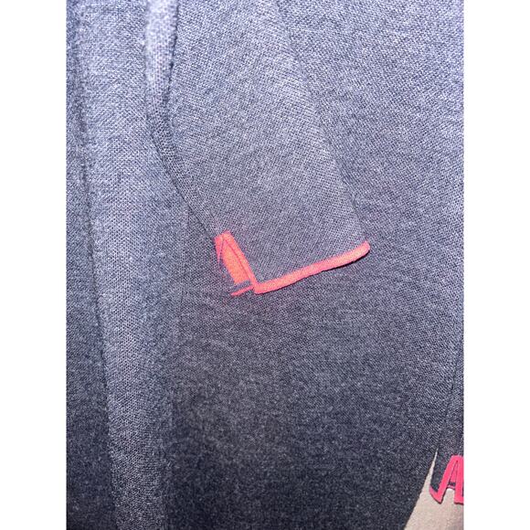 Rag & Bone Andee Sweater Dress Medium Gray Red Merino Wool Cotton Stretch Casual - Picture 7 of 13